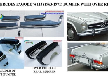Mercedes-Pagode-W113-bumpers-WITH-OVER-RIDER-HC
